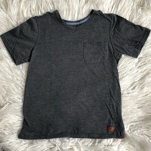 7 for all Mankind Kids Cotton Blend V-Neck T-Shirt